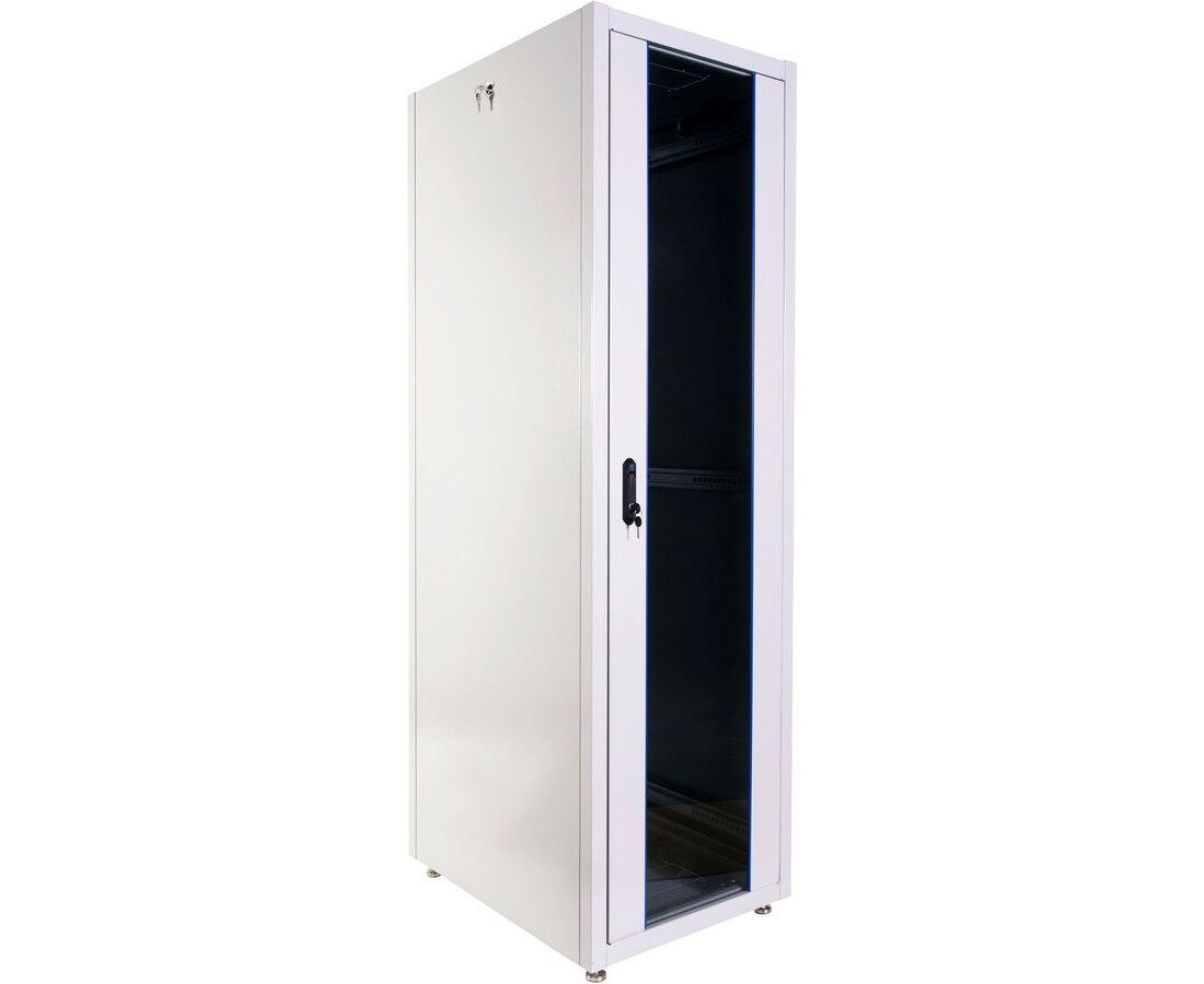 Шкаф коммутационный ЦМО ШТК-Э-42.8.8-44 АА напольный 42 U 800x800мм пер.дв.перфор. серый