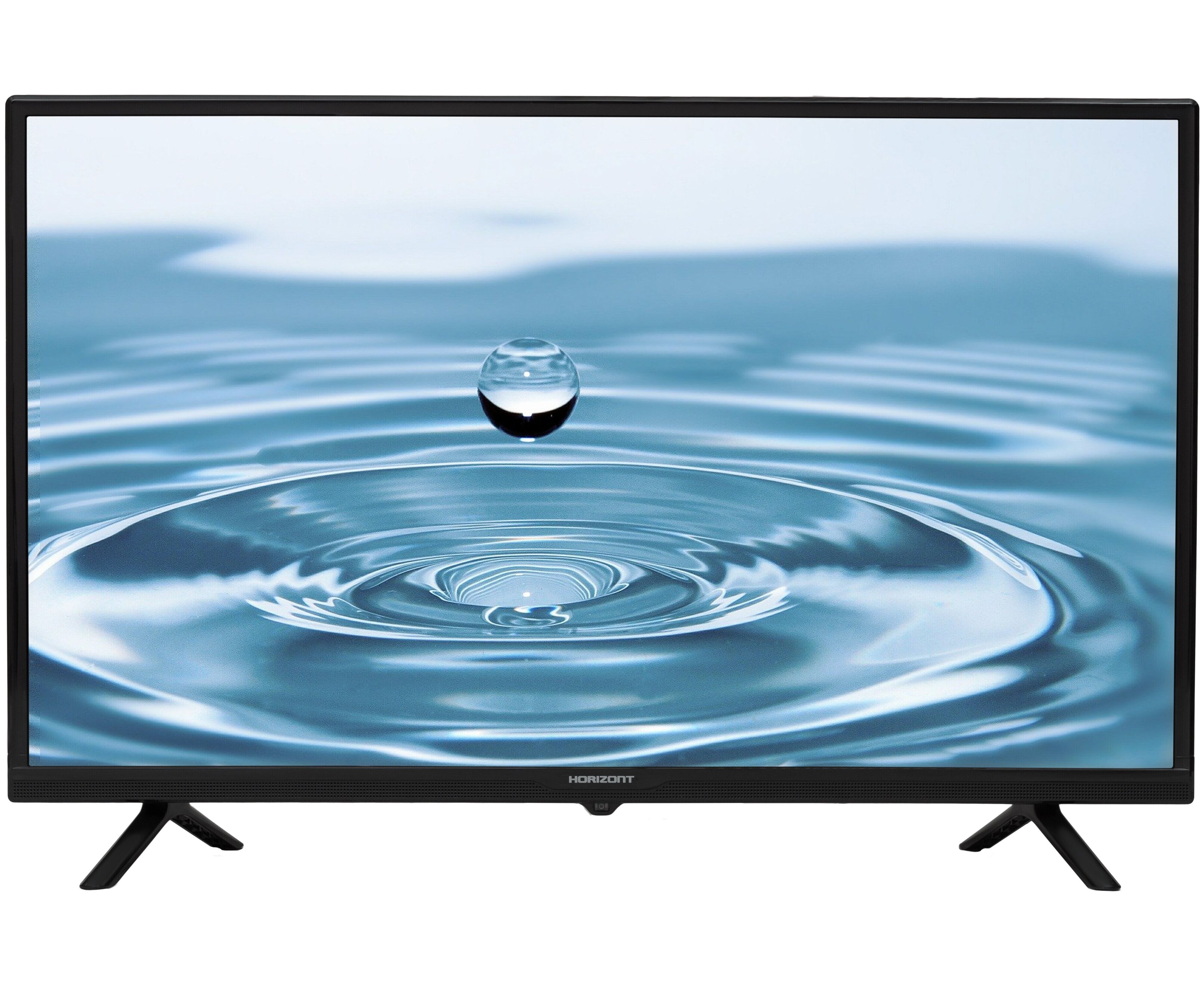 32" Телевизор Horizont 32 LE7051 D черный 1366x768, HD, 60 Гц, Wi-Fi, Smart TV, Яндекс ТВ