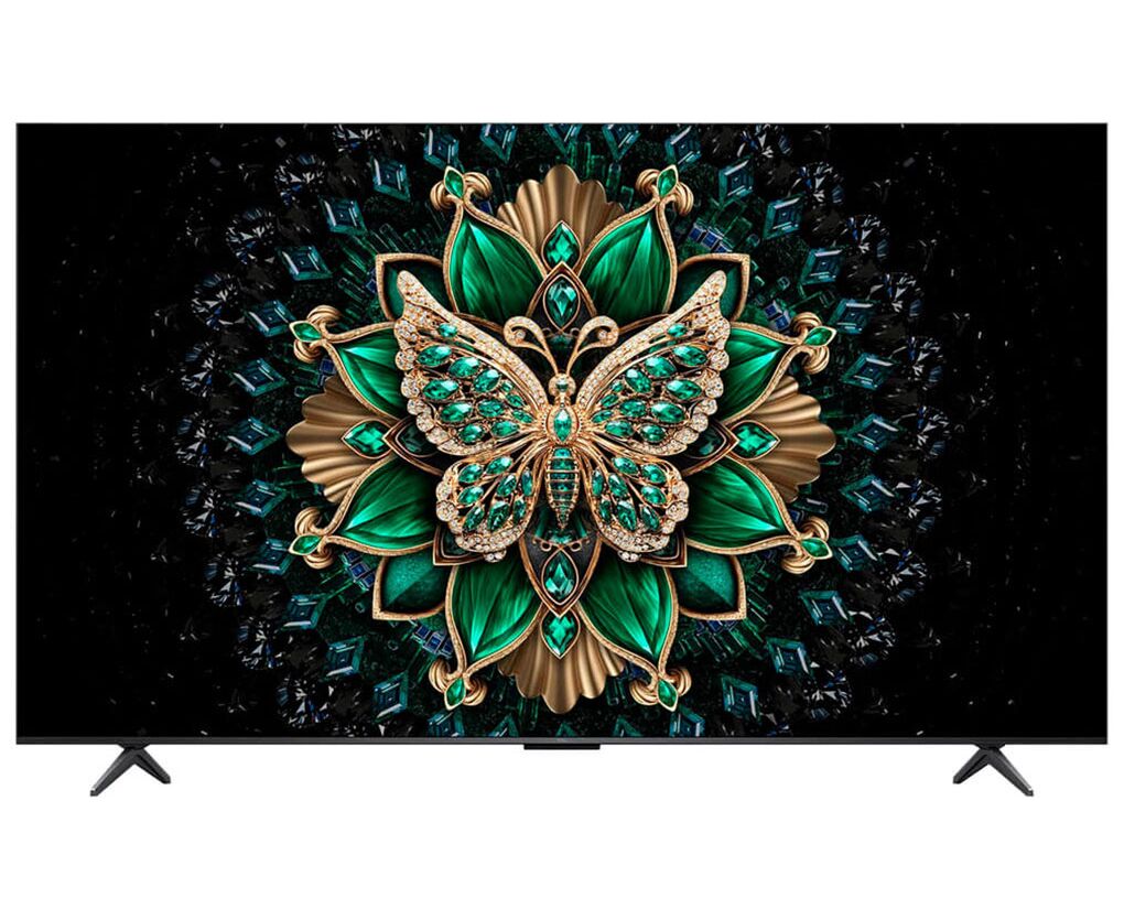 55" Телевизор TCL 55 C6 K черный Mini LED 3840x2160, 4 K Ultra HD, 144 Гц, Wi-Fi, Smart TV, Google TV