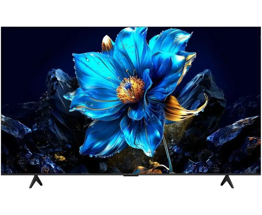 43" Телевизор TCL 43 P7 K черный QLED 3840x2160, 4 K Ultra HD, 60 Гц, Wi-Fi, Smart TV, Google TV