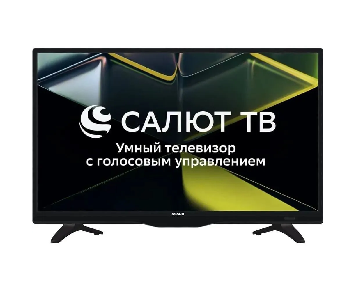 24" Телевизор ASANO 24 LH5010 T черный 1366x768, HD, 60 Гц, Smart TV, Салют ТВ