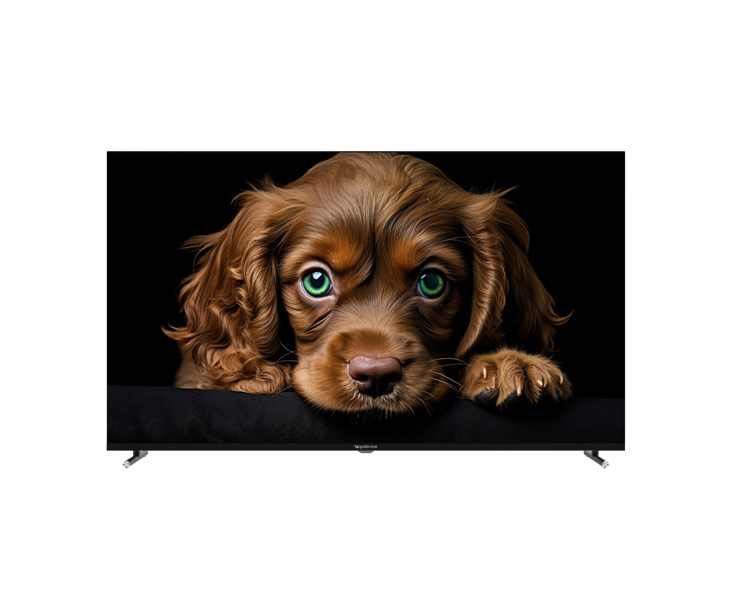 55" Телевизор Top Device TDTV55 CQ09 U_BK черный 3840x2160, 4 K Ultra HD, 60 Гц, Wi-Fi, Smart TV, Google TV