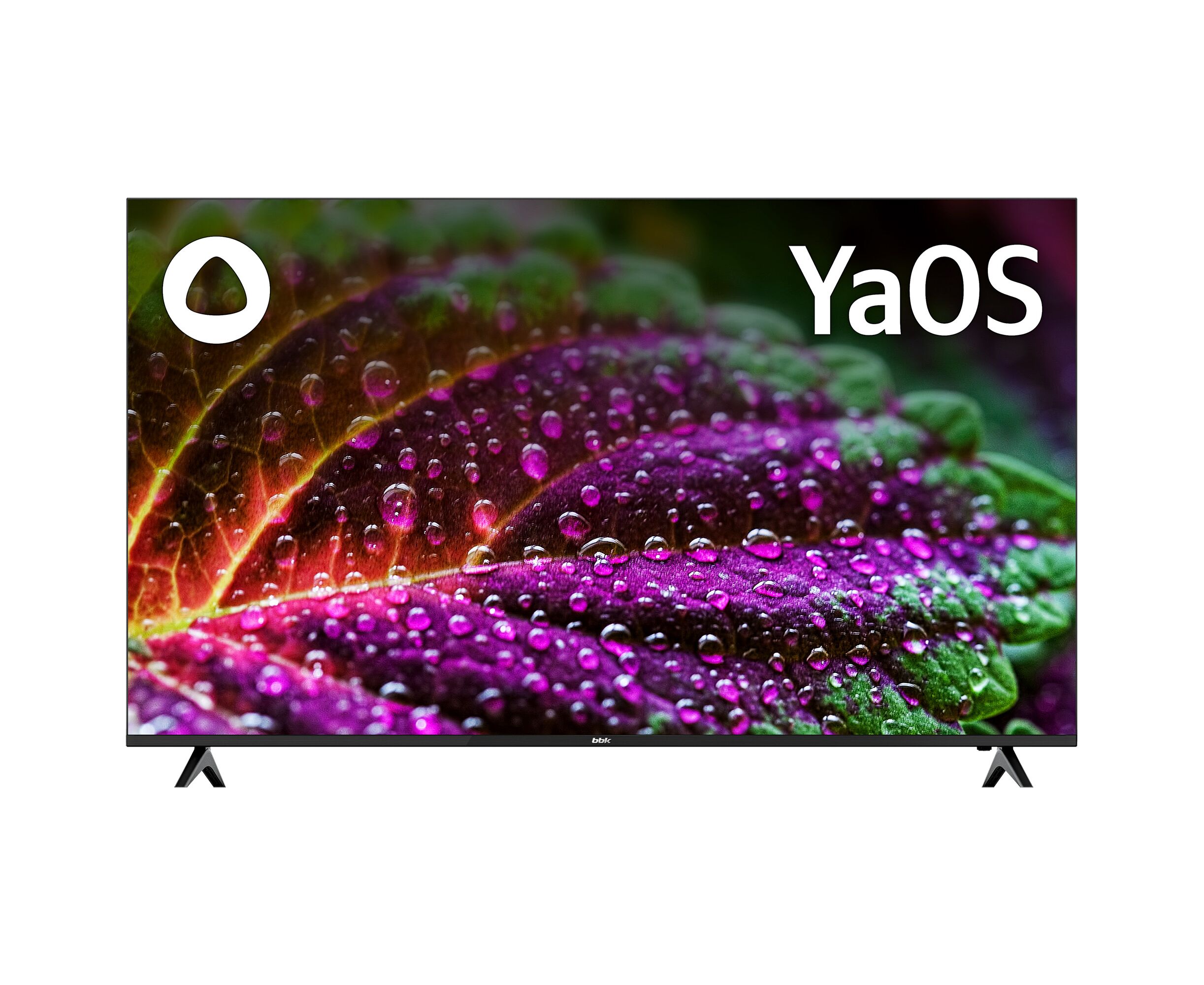 65" Телевизор BBK 65 LEX-8235/UTS2 C черный 3840x2160, 4 K Ultra HD, 60 Гц, Wi-Fi, Smart TV, Яндекс ТВ