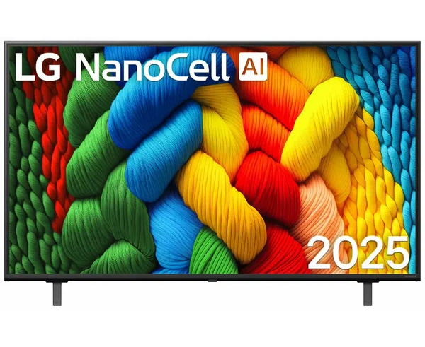50" Телевизор LG 50 NANO80 A6 B.ARUG синяя сажа Nano Cell 3840x2160, 4 K Ultra HD, 60 Гц, Wi-Fi, Smart TV, Web OS
