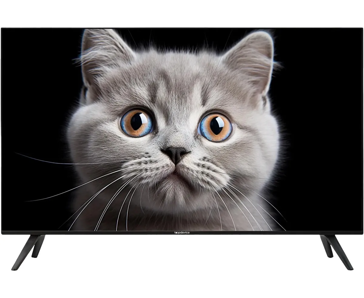65" Телевизор Topdevice TDTV65 ES13 U черный 3840x2160, 4 K Ultra HD, 60 Гц, Wi-Fi, Smart TV, Яндекс ТВ