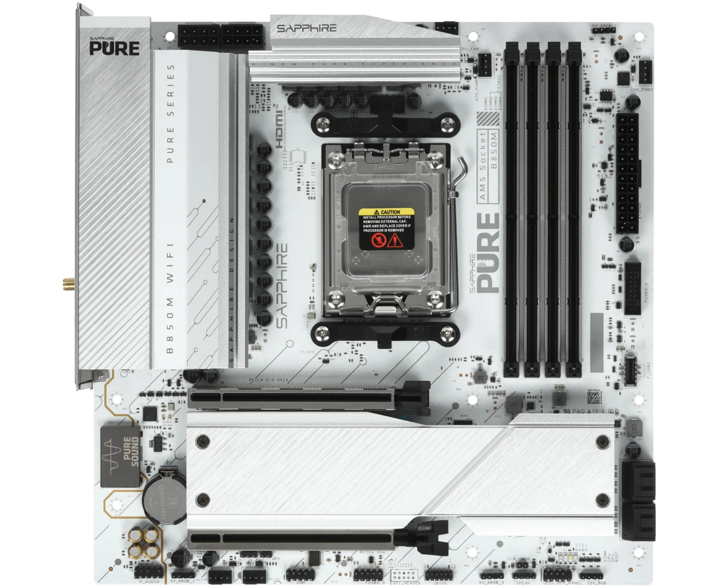 Материнская плата Sapphire Pure B850 M Wifi (52123-02-40 G)