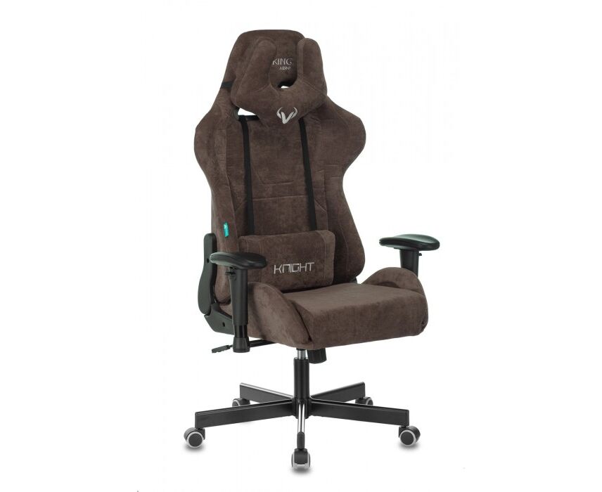 Кресло игровое Бюрократ Viking Knight LT10 Fabric коричневый крестовина металл