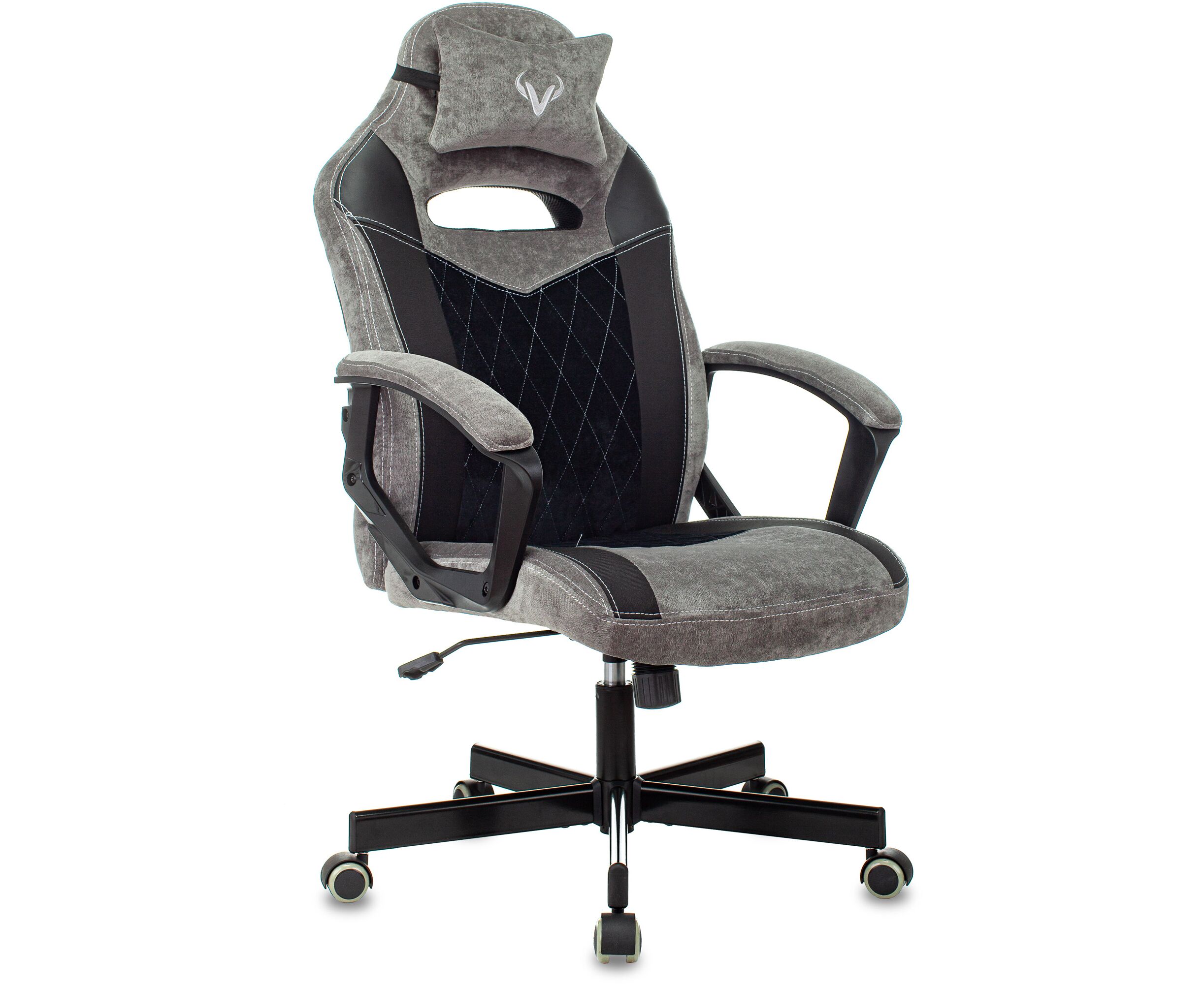Кресло Zombie Viking 6 Knight Fabric (Viking 6 Knight B) серый/черный