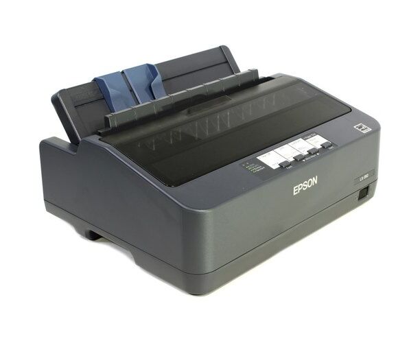 Принтер EPSON LX-350, черно-белая матричная / A4 / USB, LPT,COM