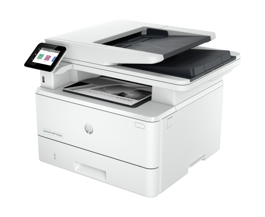 МФУ лазерный HP Laser Jet Pro 4103dw 2 Z627 A A4 Duplex Net Wi Fi белый
