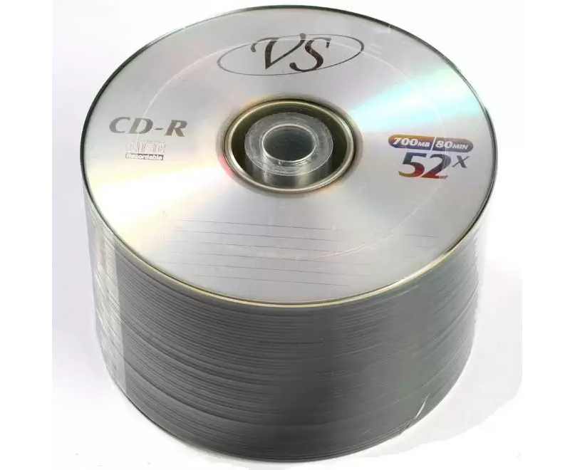Диск CD-R VS (VSCDRB5003) 700 Mb, 52x, Bulk (50), (50/600)