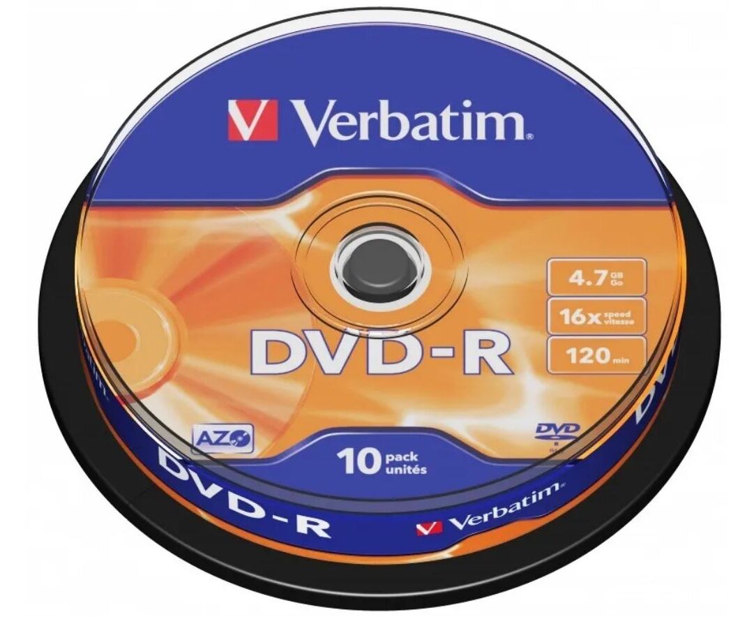 VERBATIM DVD-R 4,7 GB 16x CB/10