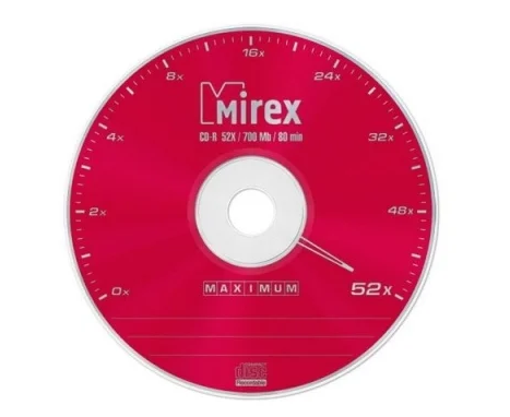 Диск CD-R Mirex (UL120052 A8 F) 700 Mb, 52х, Maximum, Slim Case ((5/200) 5 шт