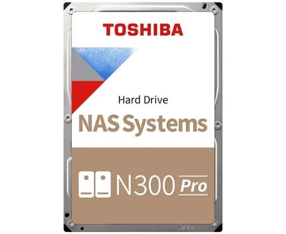 HDD Toshiba N300 (HDWG71 AXZSTB) NAS PRO SATA3 3.5" 10 TB 7200 512 Mb 6 Gb/s 1 year warranty