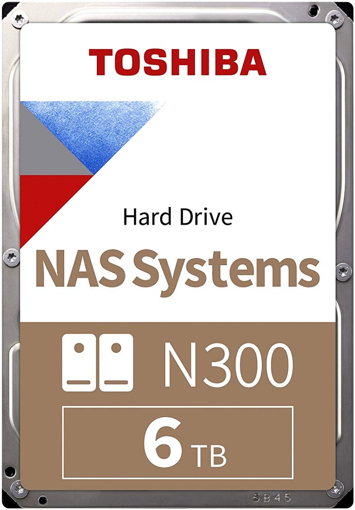 HDD Toshiba SATA-III 6 Tb HDWG160 EZSTA NAS N300 (7200rpm) 256 Mb 3.5" Rtl