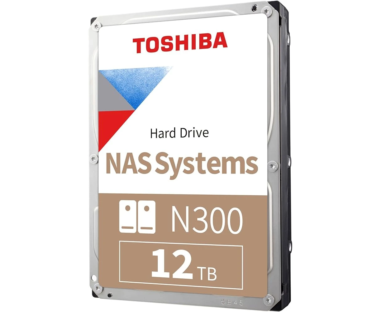 HDD Toshiba N300 (HDWG51 CXZSTA) NAS 12 Tb SATA3 3.5" 7200 512 Mb 6 Gb/s 1 year warranty