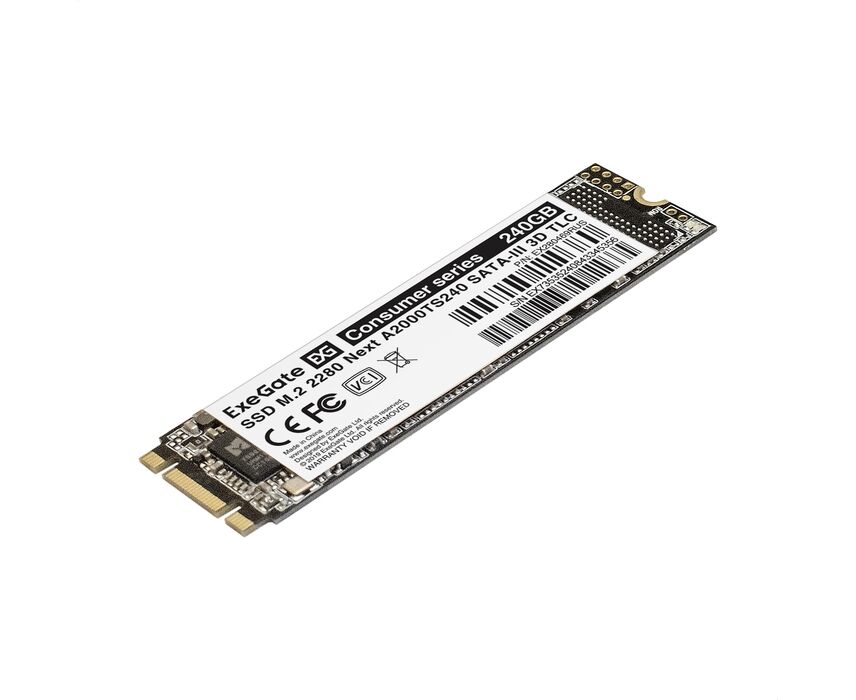SSD Exe Gate EX280469 RUS A2000 M Next 240 Gb M.2 2280 3 D TLC SATA-III