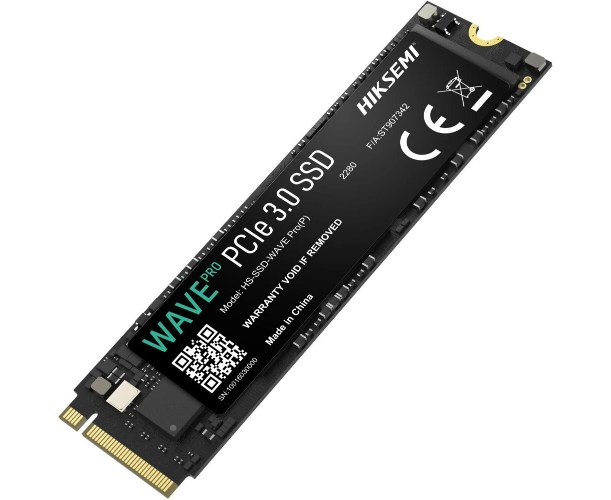 SSD HIKSEMI 2.0 Tb (HS-SSD-Wave Pro(P) 2048 G) M.2 (PCI-E 3.0 x4, up to 3445/3120 M Bs, 3 D NAND, 896 TBW)