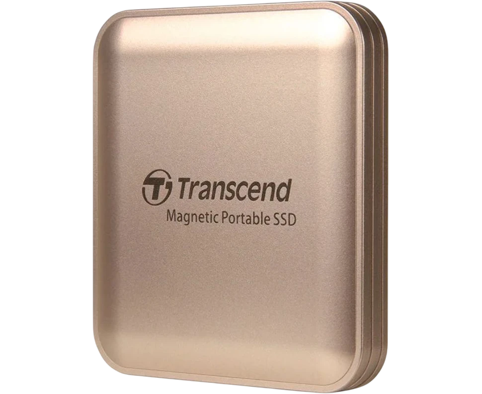 Внешний SSD Transcend ESD420 C (TS2 TESD420 G), 1 TB, USB 20 Gbps, Type C, Magsafe, Золото