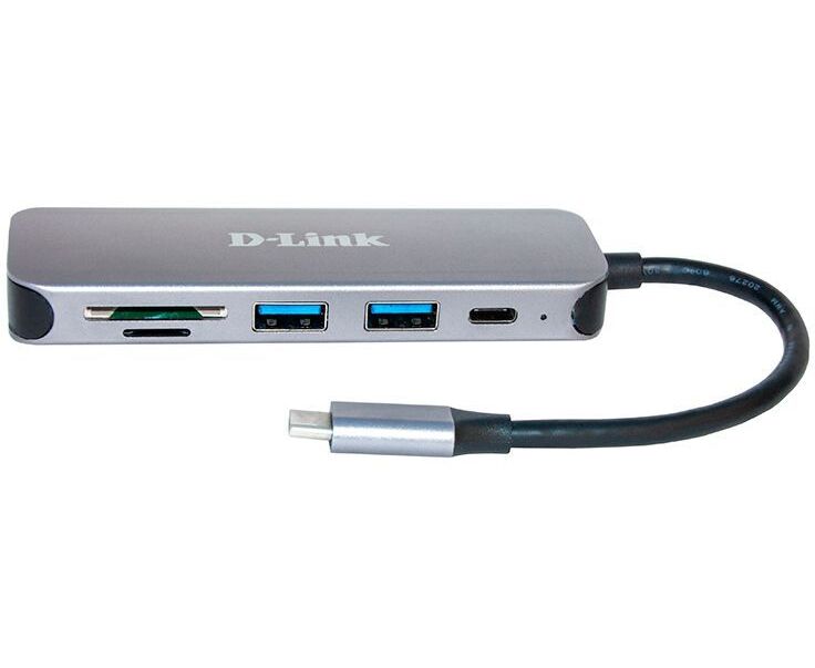 Разветвитель USB 2.0 D-Link DUB-2325 2порт. черный (DUB-2325/A1 A)