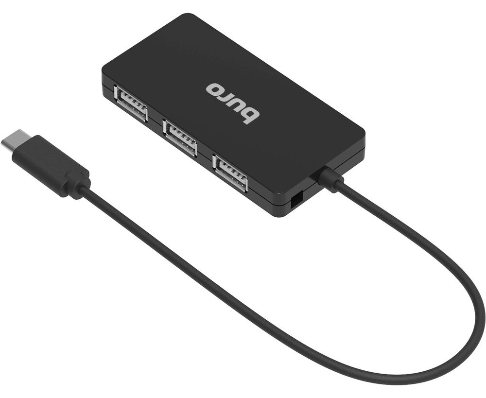 Разветвитель USB-C Buro BPH-C-1730 (BU-USBC-HUB-4 U21) 4порт черный