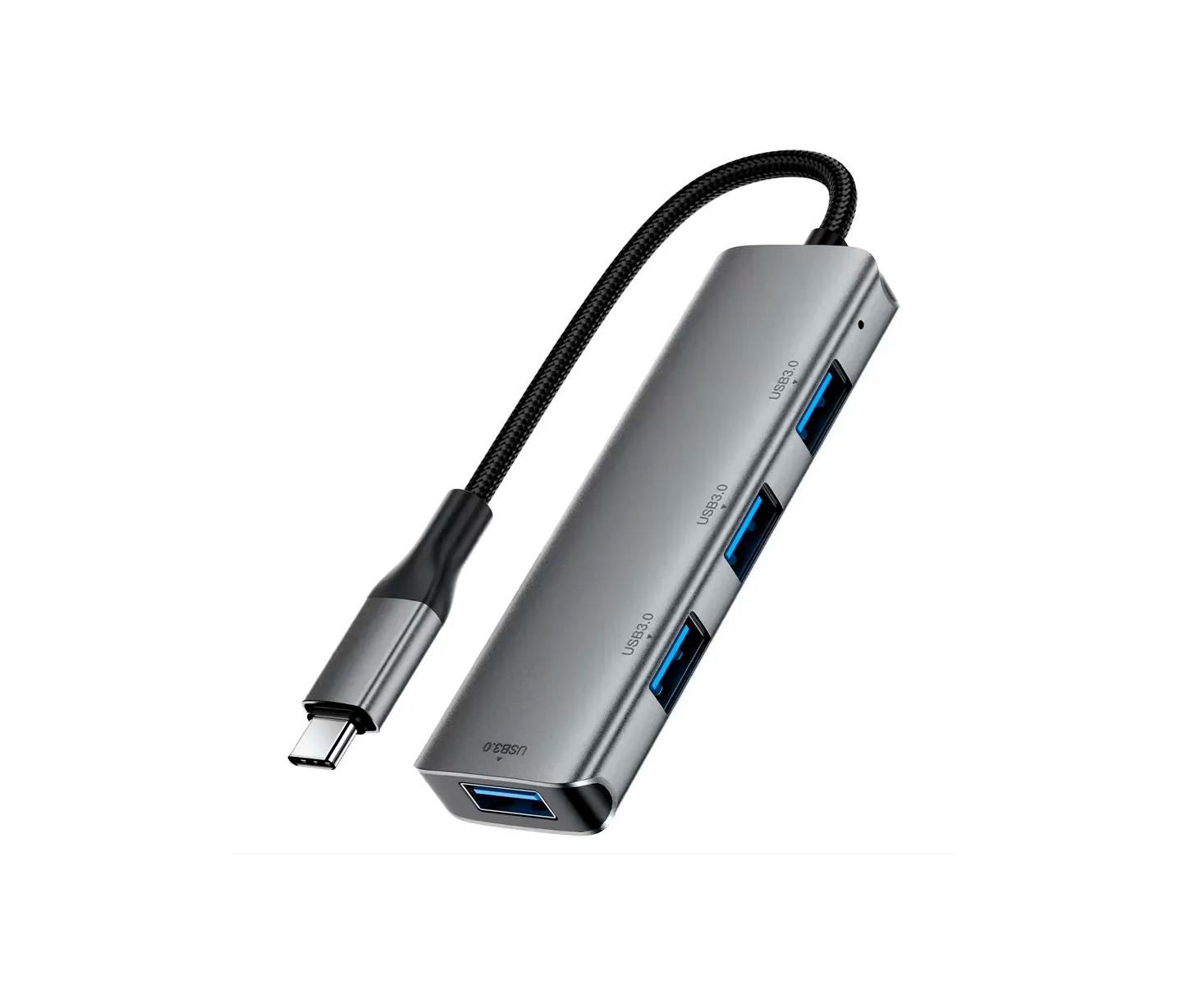 HUB ACEFAST J15 USB-C 4-in-1 metal gray