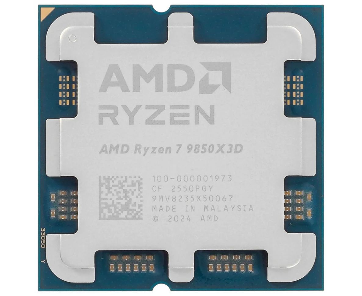 Процессор AMD Ryzen 7 9850 X3 D (100-000001973) APU AM5 (Granite Ridge AM5,8 C/16 T, 4.7/5.6 G Hz, 96 MB, 120 W, Radeon Graphics) OEM
