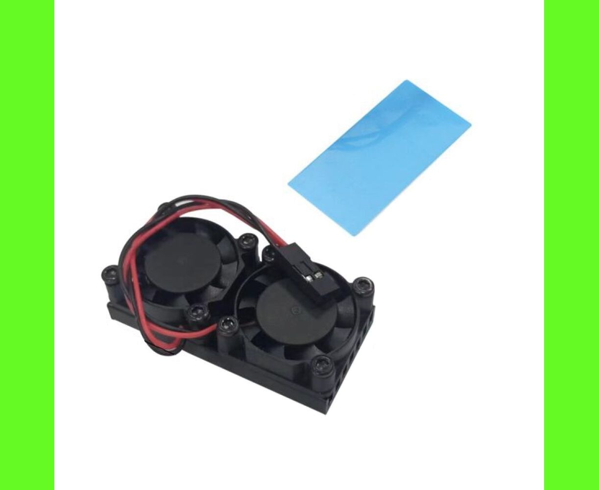 Вентилято ACD RA535 (RASP3409) Double Fans (25*25*7mm) + Radiator (50*25*5mm) for Raspberry Pi 3 B+/4 B (2 шт.)