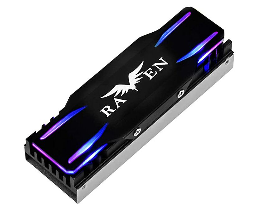 Комплект охлаждения SILVERSTONE G560 TP03 ARGB010 M.2 SSD, ARGB cooling kit with ARGB lighting