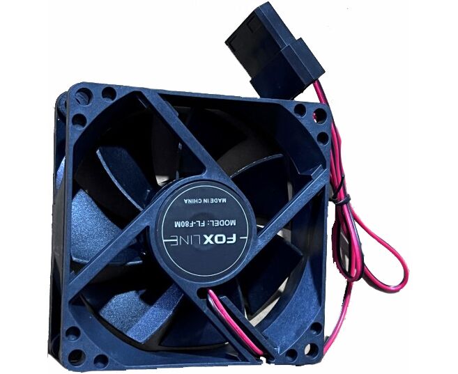 Вентилятор Foxline FL-F80 M, 80mm, Molex connector