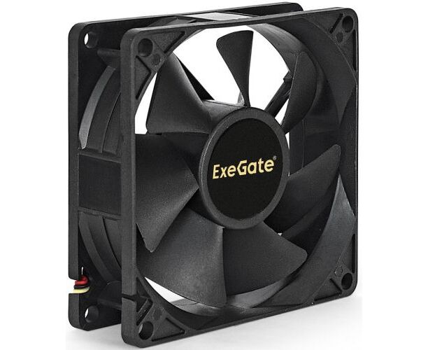 Вентилятор Exegate Extra Power EP08025 B3 P EX288925 RUS (80x80x25 мм, 2-Ball (двойной шарикоподшипник), 3pin, 2400 RPM, 26d BA)