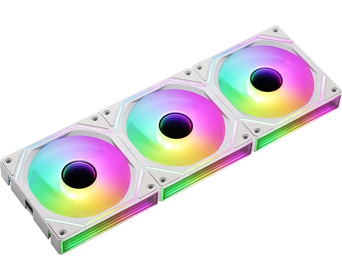 Вентилятор Formula Air Bridge WH, ARGB 120x120x25mm белый 4-pin + 3-pin 27.5d B Ret