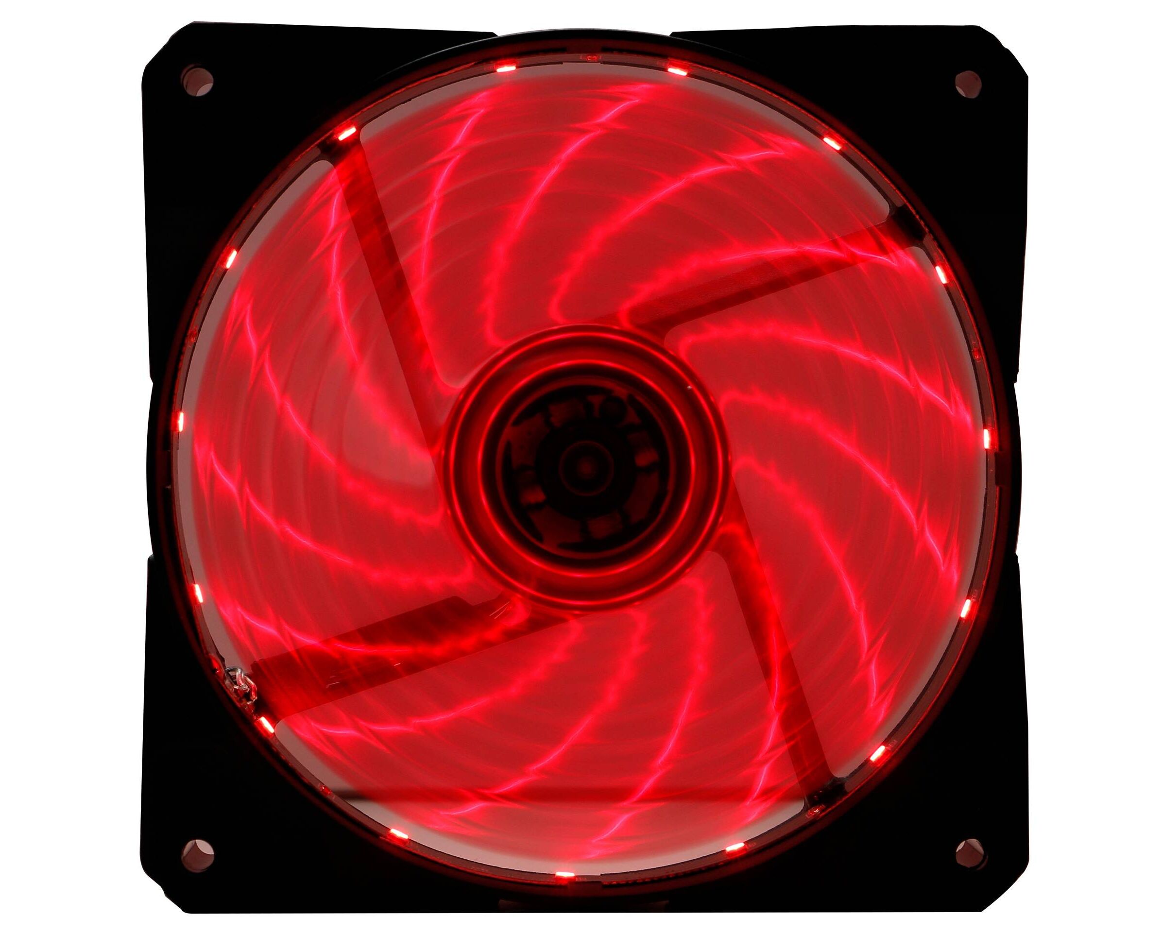 Вентилятор Digma DFAN-LED-RED 120x120x25mm 3-pin 4-pin (Molex)23d B 115gr LED Ret