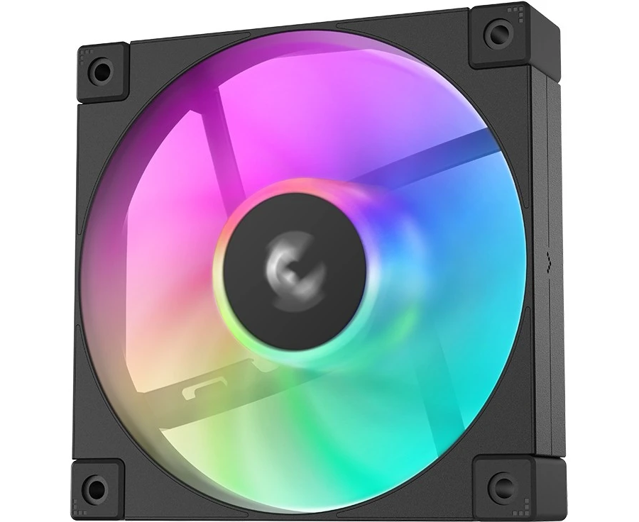 Вентилятор DEEPCOOL FD12 ARGB 120x120x25мм (PWM, ARGB, черный, 400-2050об/мин) Color BOX