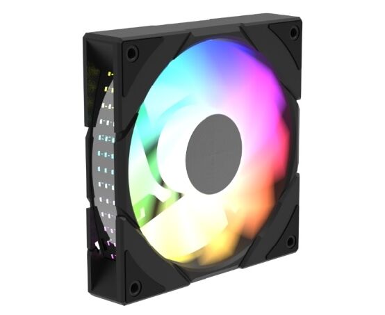 Вентилятор DEEPCOOL CG580 Fan BK 120x120x25мм (PWM, ARGB, черный, 400-1300об/мин) Bulk