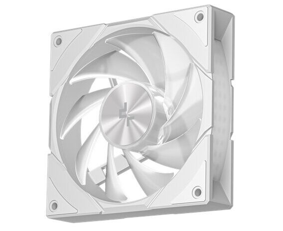 Вентилятор DEEPCOOL CG580 Fan WH 120x120x25мм (PWM, ARGB, белый, 400-1300об/мин) Bulk