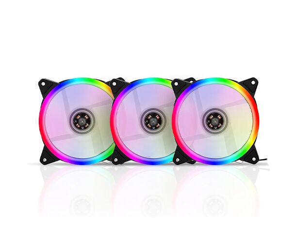 Игровой вентилятор DT-GF12025 RGB (комплект 3шт)
