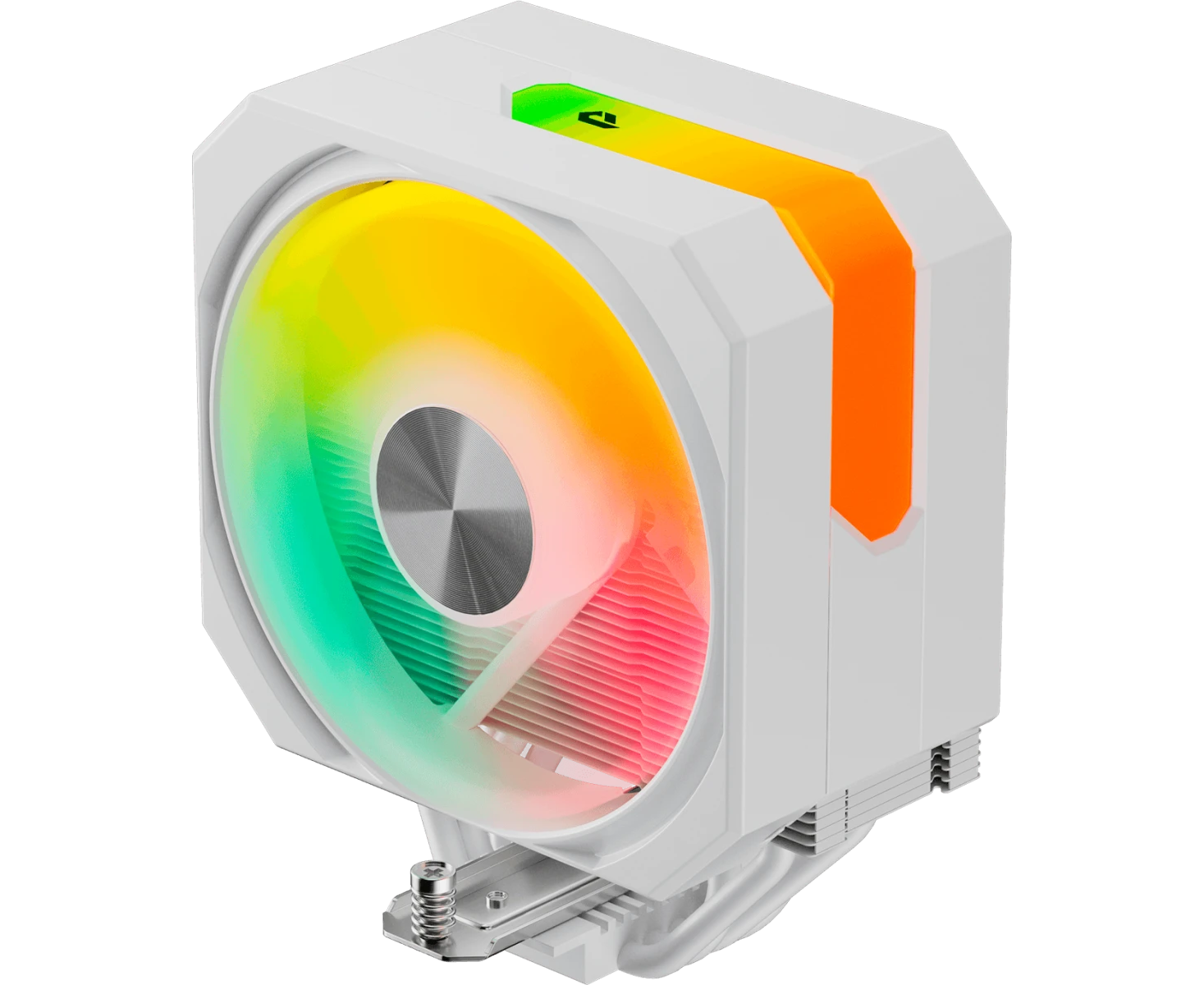 Кулер up Here UP1 TC4 C White ARGB / 4 H Px6mm, 230 W TDP, single tower, 1x120mm ARGB fan, 600-1650 RPM, 68 CFM, 25d BA