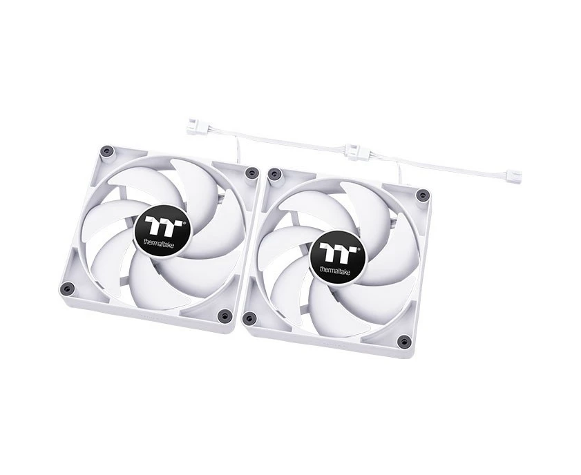 Вентилятор Thermaltake CT120 белый (CL-F151-PL12 WT-A) 4-pin 25.8d B Ret