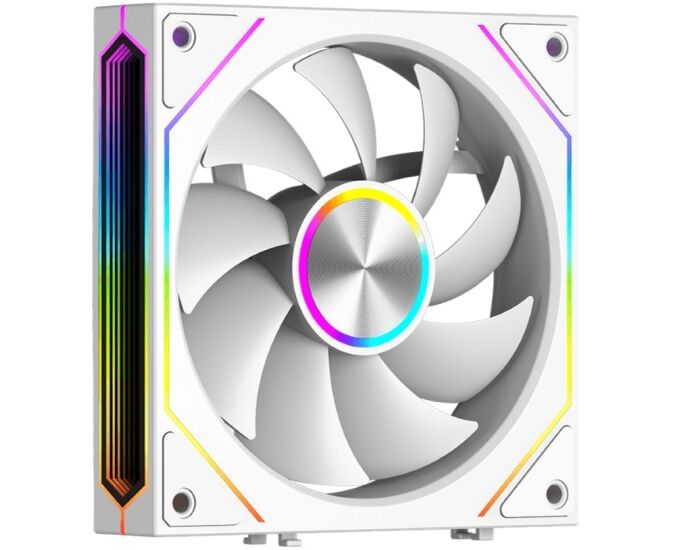 Вентилятор Pc Cooler F3 X120 WH ARGB (F3 X120-WHAC012-GL) 120х 120x25 белый 4-pin Ret