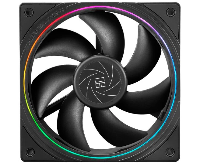 Кулер Thermalright TL-S12 (120x120x25mm, 4-pin PWM, ARGB, 47.6 CFM, 23.2d BA, 1500 RPM, Black)