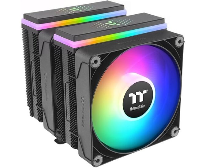 Кулер Thermaltake Astria 600 ARGB Soc-AM5/AM4/1151/1200/1700 черный 4-pin 26 (CL-P121-CA12 SW-A)