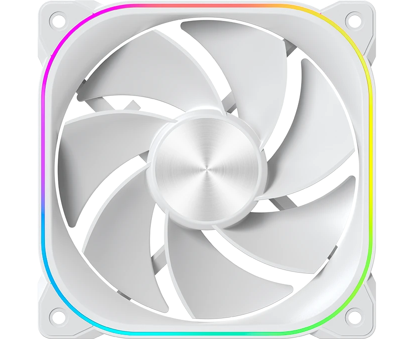 Вентилятор XASTRA FG120 W ARGB reverse single pack 120x120x25мм (ARGB, PWM, white) Color Box