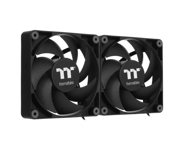 Вентилятор Thermaltake CT120 черный (CL-F147-PL12 BL-A) 4-pin 25.8d B Ret
