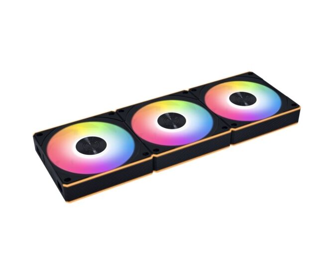 Комплект вентиляторов (3шт.) Lian Li UNI Fan CL Wireless 120 Reverse Blade (G99.12 RCL1 W3 B.R0) / 12 RCL1 W3 B Black / 120x124x28мм