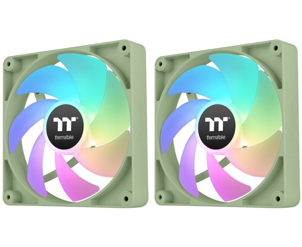 Вентилятор Thermaltake CT140 Sync Matcha ARGB зеленый (CL-F203-PL14 MG-A) 4-pin 30.5d B Ret
