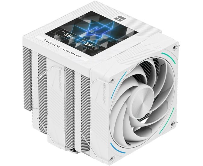 Кулер Thermalright Phantom Spirit 120 Vision Snow (TRPS120 VSNOW) LGA115 X/1200/1700/1851/AM4/AM5 (Dual Tower, 2x120mm ARGB PWM Fan)