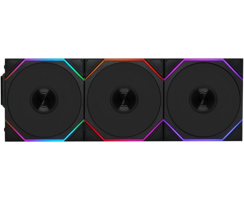 Вентилятор Lian-Li Uni Fan TL Wireless 120 ARGB (G99.12 TL1 W3 B.R0) 120х 120x28 черный 4-pin 33д Б (упак.:3шт) Ret