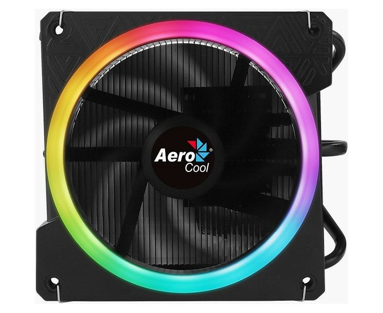 Вентилятор Aerocool Cylon 3 H Socket 115x/1200/775/AM4/AM2+/AM3/AM3+/FM1/FM2+, 120мм, 1800 rpm, 24.3 д БА, 125 W, 3-pin, Al-Cu