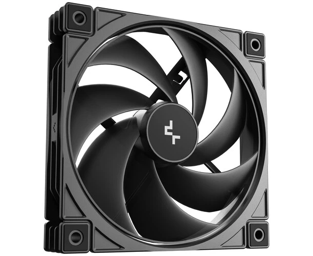 Вентилятор DEEPCOOL FD12 V2 120x120x25мм (PWM, черный, 500-2500об/мин) Color Box